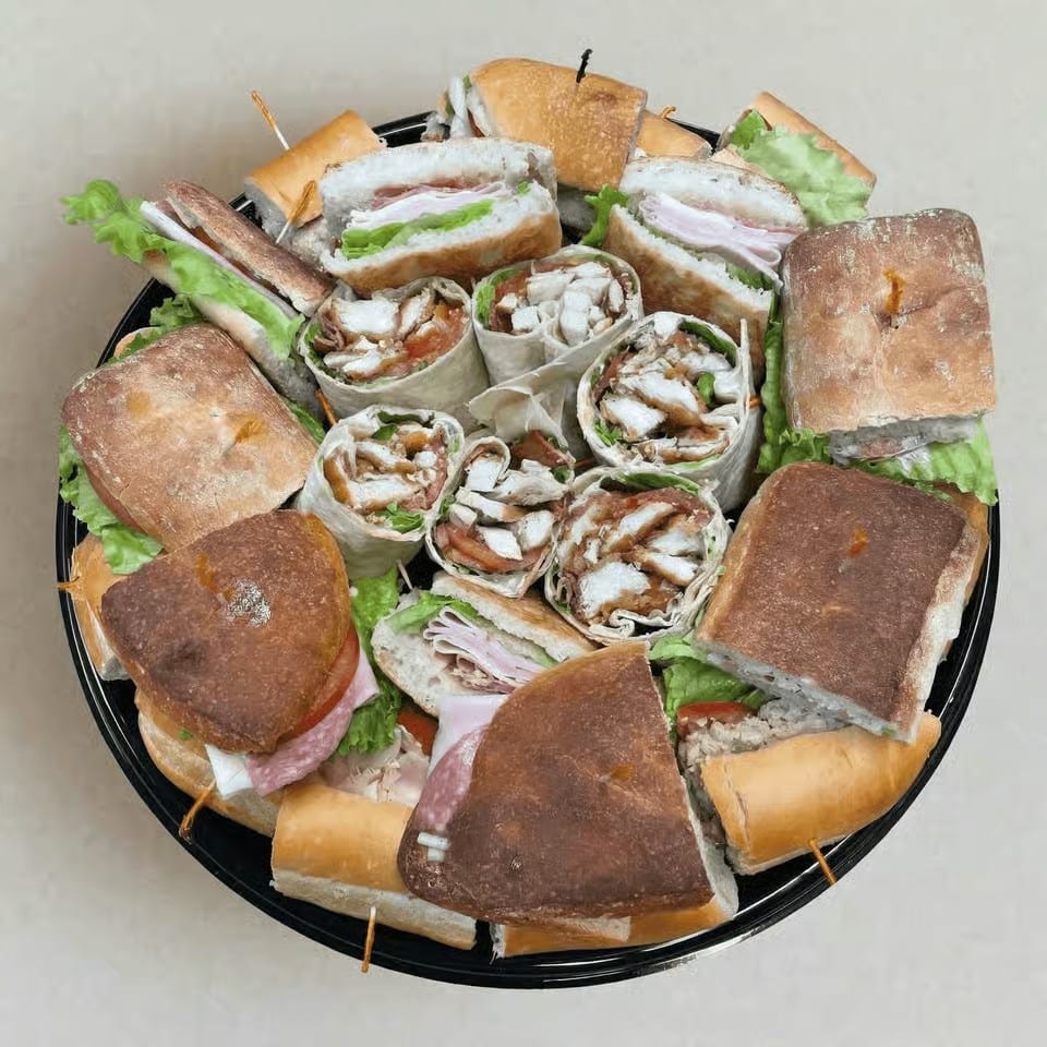Sandwich & Wrap Tray Catering.