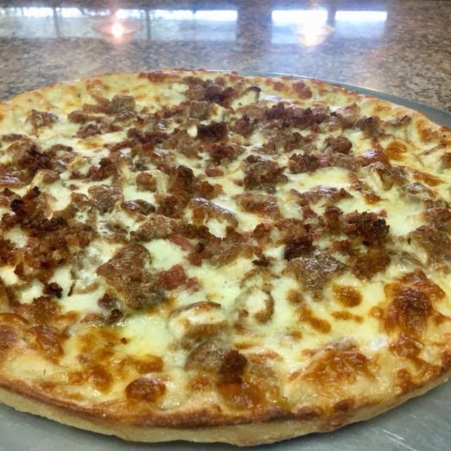Chicken Bacon Ranch Pizza.