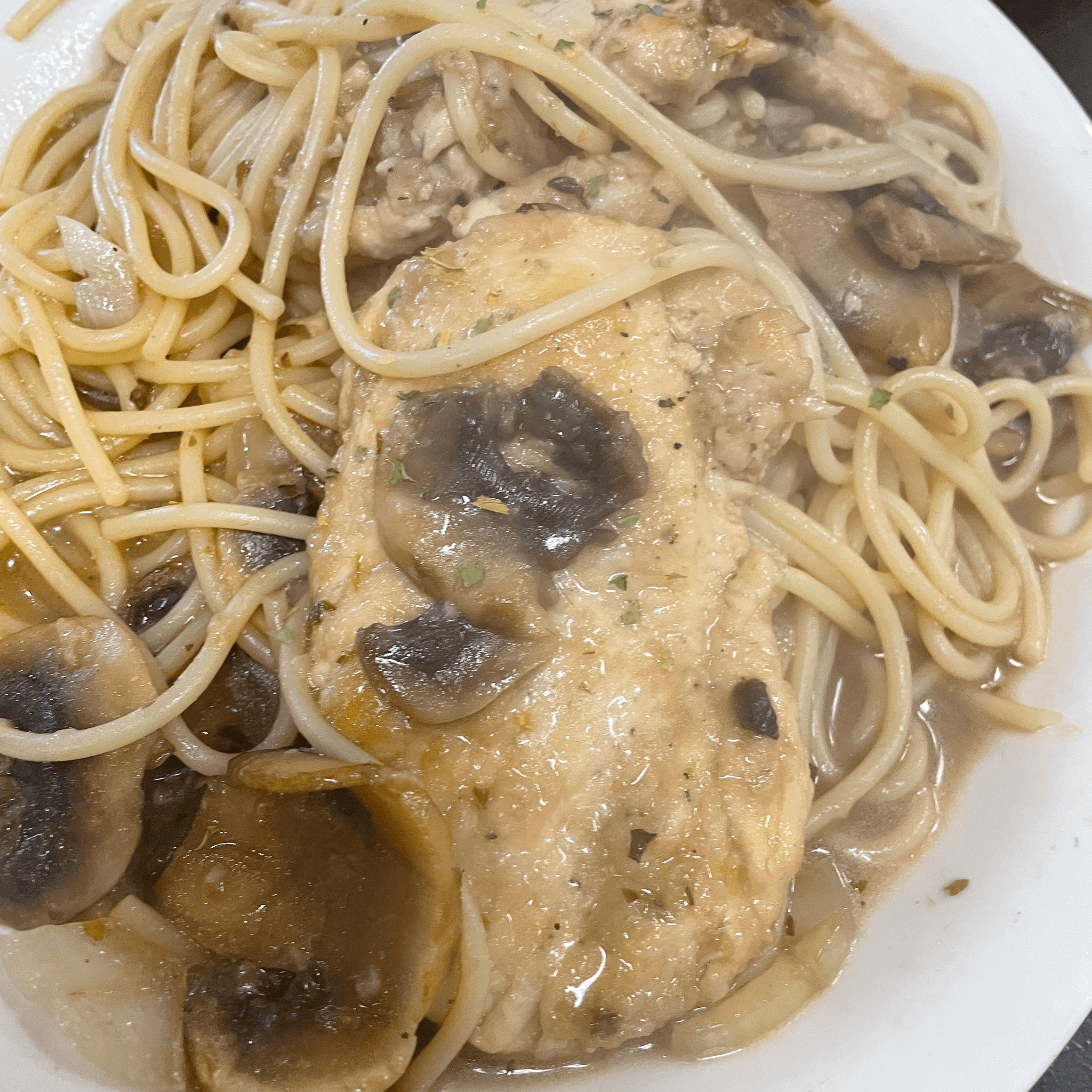 Chicken Marsala.