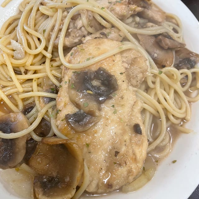 Chicken Marsala.